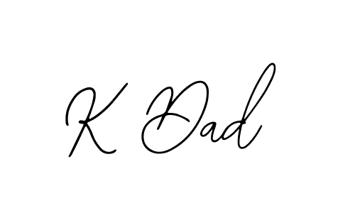 Use a signature maker to create a handwritten signature online. With this signature software, you can design (Bearetta-2O07w) your own signature for name K Dad. K Dad signature style 12 images and pictures png