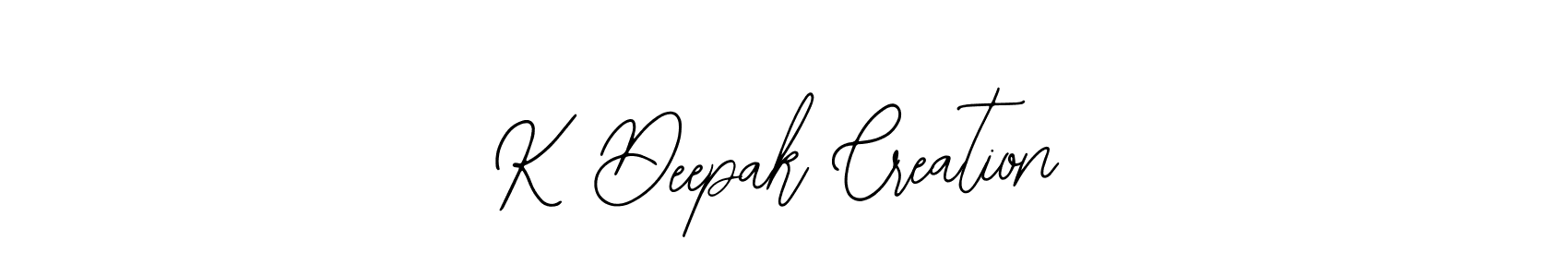 See photos of K Deepak Creation official signature by Spectra . Check more albums & portfolios. Read reviews & check more about Bearetta-2O07w font. K Deepak Creation signature style 12 images and pictures png