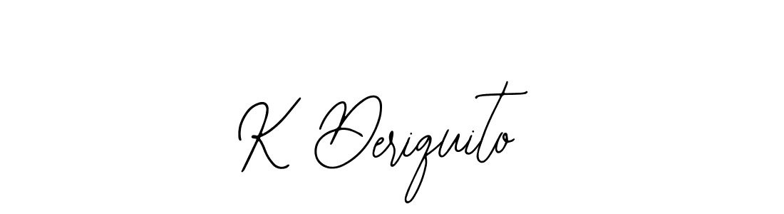 Also You can easily find your signature by using the search form. We will create K Deriquito name handwritten signature images for you free of cost using Bearetta-2O07w sign style. K Deriquito signature style 12 images and pictures png