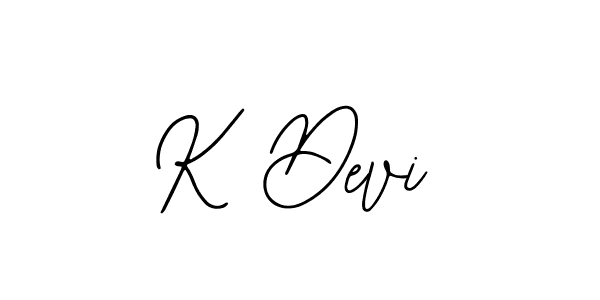 Create a beautiful signature design for name K Devi. With this signature (Bearetta-2O07w) fonts, you can make a handwritten signature for free. K Devi signature style 12 images and pictures png