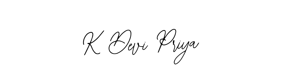 Use a signature maker to create a handwritten signature online. With this signature software, you can design (Bearetta-2O07w) your own signature for name K Devi Priya. K Devi Priya signature style 12 images and pictures png