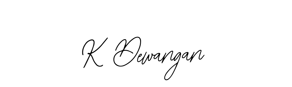 Best and Professional Signature Style for K Dewangan. Bearetta-2O07w Best Signature Style Collection. K Dewangan signature style 12 images and pictures png