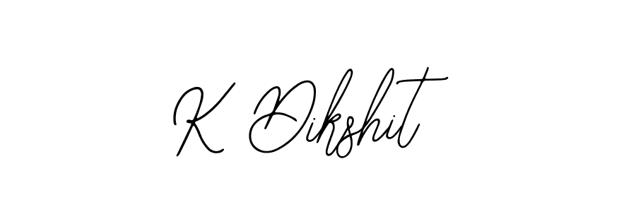 Bearetta-2O07w is a professional signature style that is perfect for those who want to add a touch of class to their signature. It is also a great choice for those who want to make their signature more unique. Get K Dikshit name to fancy signature for free. K Dikshit signature style 12 images and pictures png