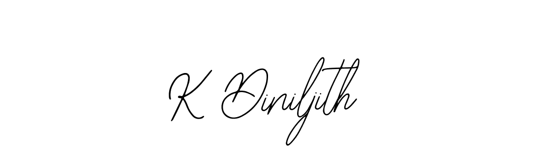 K Diniljith stylish signature style. Best Handwritten Sign (Bearetta-2O07w) for my name. Handwritten Signature Collection Ideas for my name K Diniljith. K Diniljith signature style 12 images and pictures png