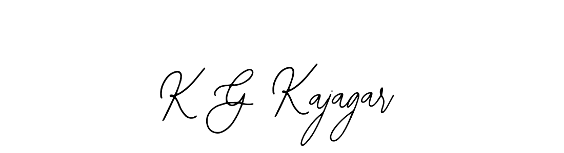 Also we have K G Kajagar name is the best signature style. Create professional handwritten signature collection using Bearetta-2O07w autograph style. K G Kajagar signature style 12 images and pictures png