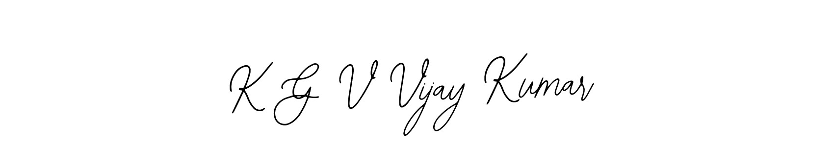 Here are the top 10 professional signature styles for the name K G V Vijay Kumar. These are the best autograph styles you can use for your name. K G V Vijay Kumar signature style 12 images and pictures png