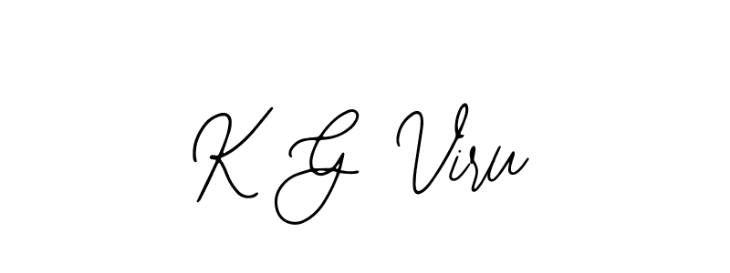 Bearetta-2O07w is a professional signature style that is perfect for those who want to add a touch of class to their signature. It is also a great choice for those who want to make their signature more unique. Get K G Viru name to fancy signature for free. K G Viru signature style 12 images and pictures png