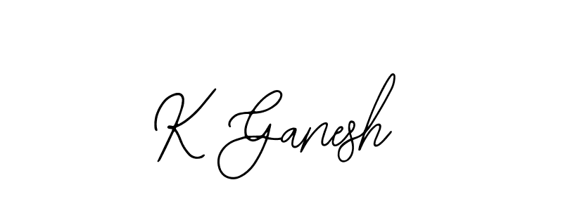 Also we have K Ganesh name is the best signature style. Create professional handwritten signature collection using Bearetta-2O07w autograph style. K Ganesh signature style 12 images and pictures png