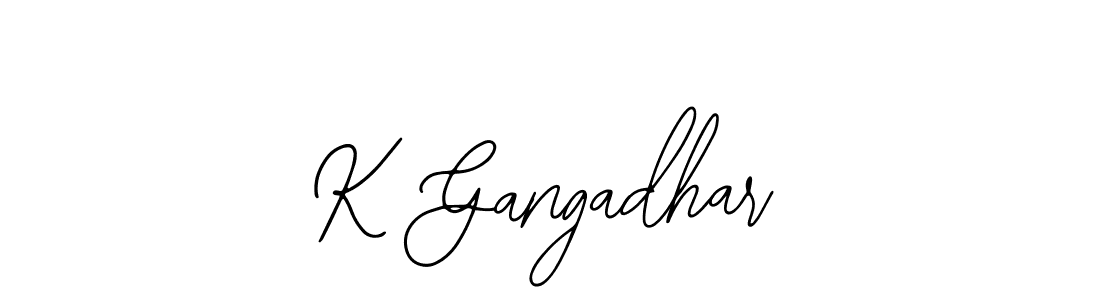 if you are searching for the best signature style for your name K Gangadhar. so please give up your signature search. here we have designed multiple signature styles  using Bearetta-2O07w. K Gangadhar signature style 12 images and pictures png