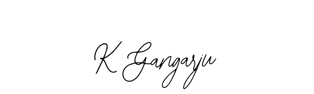 Make a beautiful signature design for name K Gangarju. With this signature (Bearetta-2O07w) style, you can create a handwritten signature for free. K Gangarju signature style 12 images and pictures png