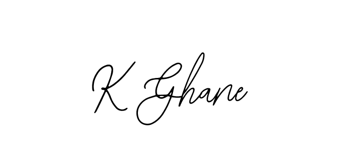 Design your own signature with our free online signature maker. With this signature software, you can create a handwritten (Bearetta-2O07w) signature for name K Ghane. K Ghane signature style 12 images and pictures png