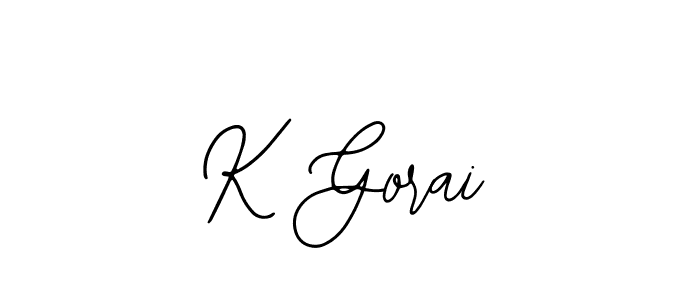 Make a beautiful signature design for name K Gorai. Use this online signature maker to create a handwritten signature for free. K Gorai signature style 12 images and pictures png