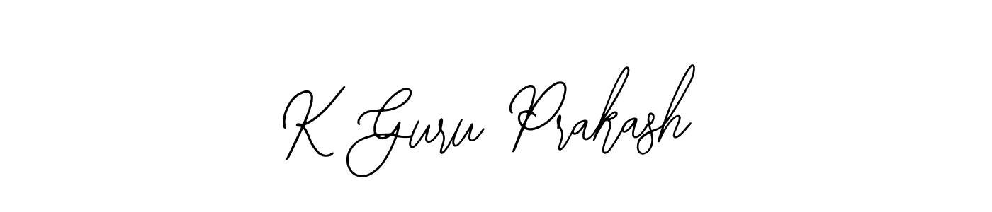 K Guru Prakash stylish signature style. Best Handwritten Sign (Bearetta-2O07w) for my name. Handwritten Signature Collection Ideas for my name K Guru Prakash. K Guru Prakash signature style 12 images and pictures png