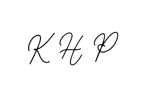 Also You can easily find your signature by using the search form. We will create K H P name handwritten signature images for you free of cost using Bearetta-2O07w sign style. K H P signature style 12 images and pictures png