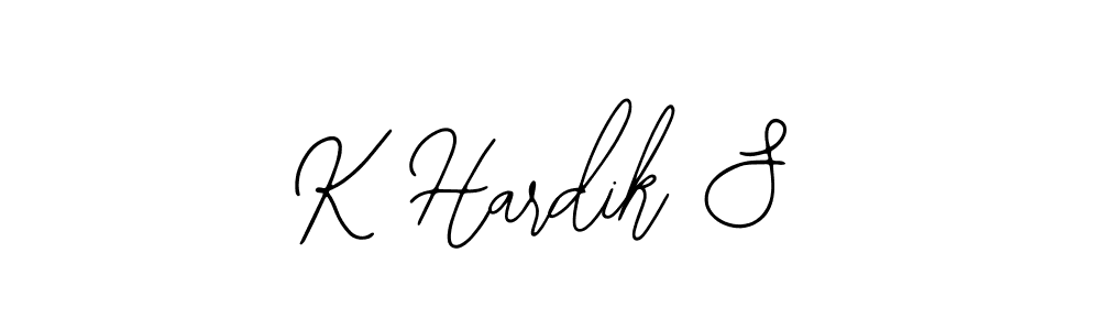 It looks lik you need a new signature style for name K Hardik S. Design unique handwritten (Bearetta-2O07w) signature with our free signature maker in just a few clicks. K Hardik S signature style 12 images and pictures png