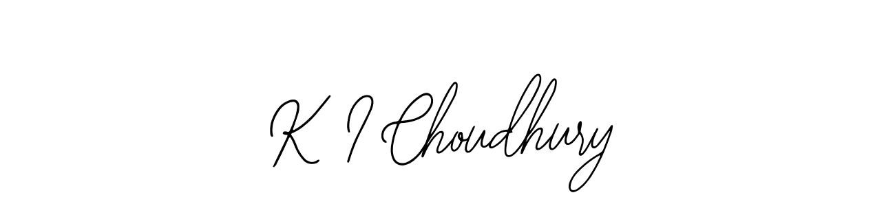 Use a signature maker to create a handwritten signature online. With this signature software, you can design (Bearetta-2O07w) your own signature for name K I Choudhury. K I Choudhury signature style 12 images and pictures png