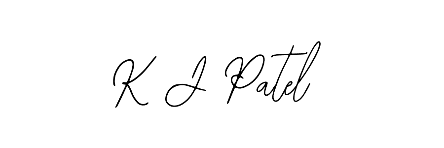 How to make K J Patel signature? Bearetta-2O07w is a professional autograph style. Create handwritten signature for K J Patel name. K J Patel signature style 12 images and pictures png