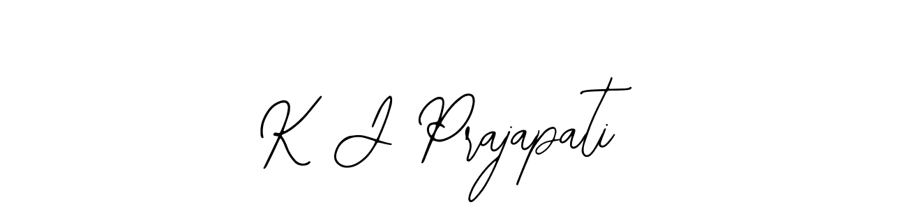 This is the best signature style for the K J Prajapati name. Also you like these signature font (Bearetta-2O07w). Mix name signature. K J Prajapati signature style 12 images and pictures png