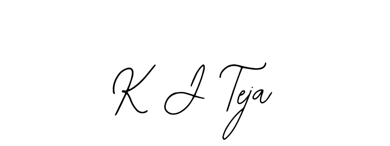 How to make K J Teja signature? Bearetta-2O07w is a professional autograph style. Create handwritten signature for K J Teja name. K J Teja signature style 12 images and pictures png