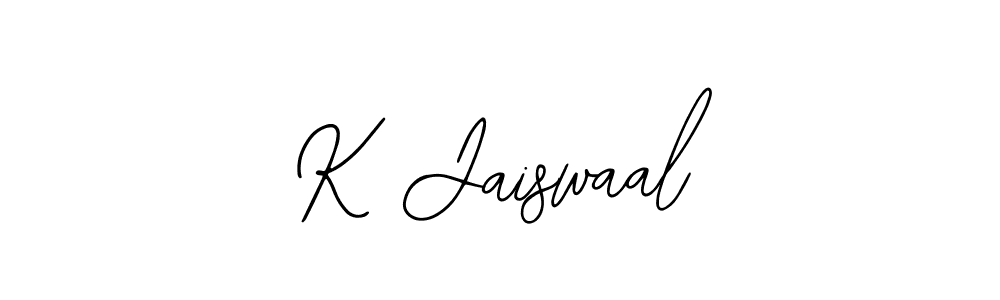 Use a signature maker to create a handwritten signature online. With this signature software, you can design (Bearetta-2O07w) your own signature for name K Jaiswaal. K Jaiswaal signature style 12 images and pictures png