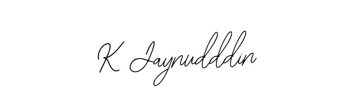 Create a beautiful signature design for name K Jaynudddin. With this signature (Bearetta-2O07w) fonts, you can make a handwritten signature for free. K Jaynudddin signature style 12 images and pictures png