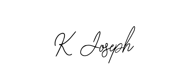 How to make K Joseph signature? Bearetta-2O07w is a professional autograph style. Create handwritten signature for K Joseph name. K Joseph signature style 12 images and pictures png