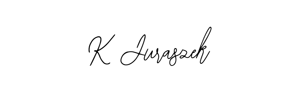 The best way (Bearetta-2O07w) to make a short signature is to pick only two or three words in your name. The name K Juraszek include a total of six letters. For converting this name. K Juraszek signature style 12 images and pictures png