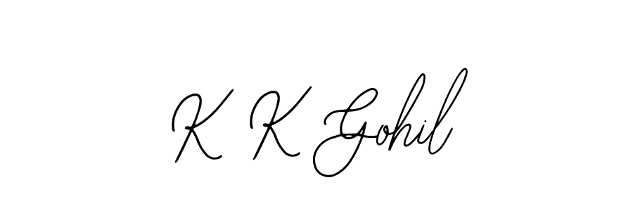 How to Draw K K Gohil signature style? Bearetta-2O07w is a latest design signature styles for name K K Gohil. K K Gohil signature style 12 images and pictures png