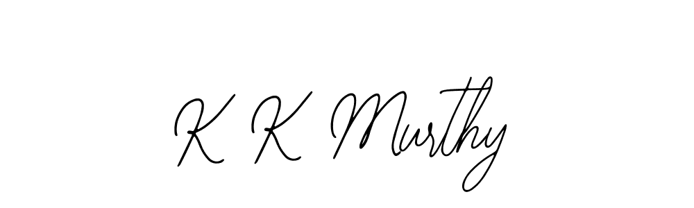 How to make K K Murthy name signature. Use Bearetta-2O07w style for creating short signs online. This is the latest handwritten sign. K K Murthy signature style 12 images and pictures png