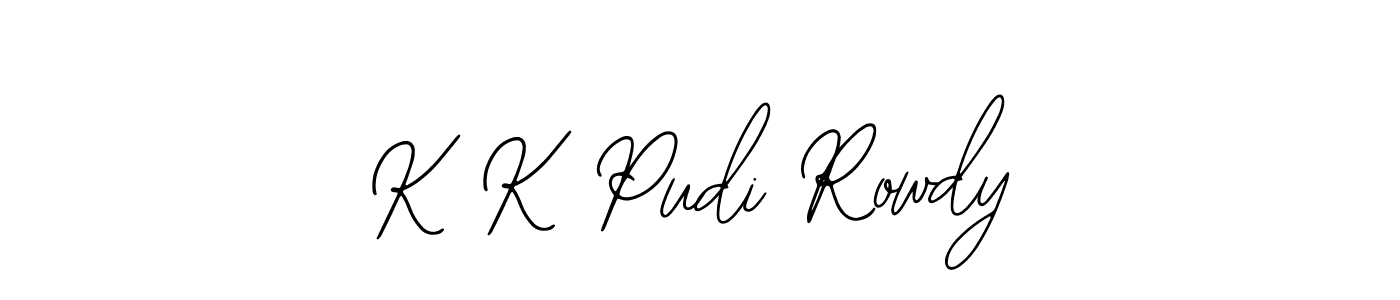 Once you've used our free online signature maker to create your best signature Bearetta-2O07w style, it's time to enjoy all of the benefits that K K Pudi Rowdy name signing documents. K K Pudi Rowdy signature style 12 images and pictures png