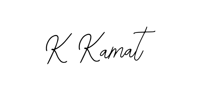 Make a beautiful signature design for name K Kamat. Use this online signature maker to create a handwritten signature for free. K Kamat signature style 12 images and pictures png