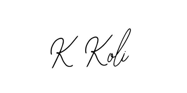 Also You can easily find your signature by using the search form. We will create K Koli name handwritten signature images for you free of cost using Bearetta-2O07w sign style. K Koli signature style 12 images and pictures png