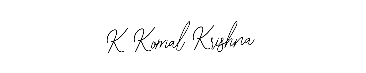 Make a short K Komal Krishna signature style. Manage your documents anywhere anytime using Bearetta-2O07w. Create and add eSignatures, submit forms, share and send files easily. K Komal Krishna signature style 12 images and pictures png