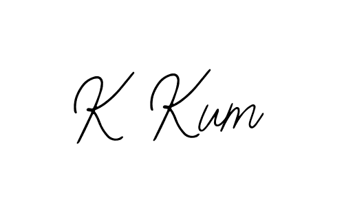Bearetta-2O07w is a professional signature style that is perfect for those who want to add a touch of class to their signature. It is also a great choice for those who want to make their signature more unique. Get K Kum name to fancy signature for free. K Kum signature style 12 images and pictures png