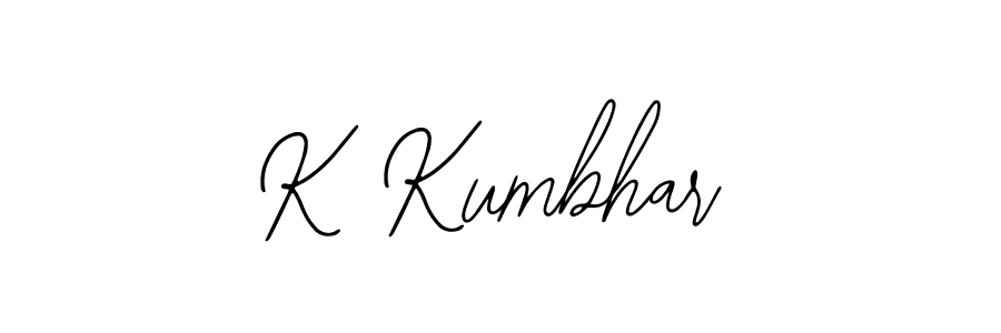 How to make K Kumbhar signature? Bearetta-2O07w is a professional autograph style. Create handwritten signature for K Kumbhar name. K Kumbhar signature style 12 images and pictures png