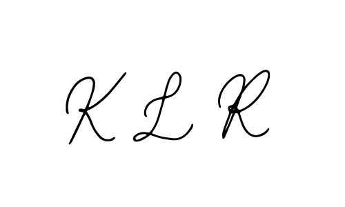 Use a signature maker to create a handwritten signature online. With this signature software, you can design (Bearetta-2O07w) your own signature for name K L R. K L R signature style 12 images and pictures png
