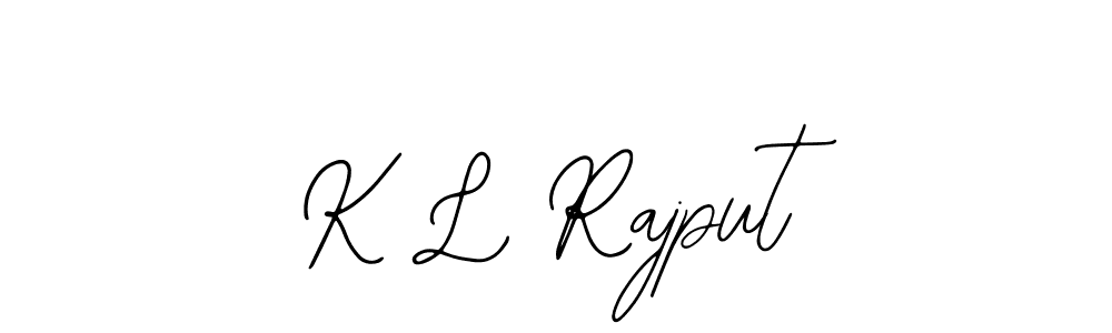 Create a beautiful signature design for name K L Rajput. With this signature (Bearetta-2O07w) fonts, you can make a handwritten signature for free. K L Rajput signature style 12 images and pictures png