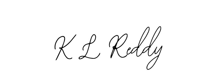 Make a beautiful signature design for name K L Reddy. Use this online signature maker to create a handwritten signature for free. K L Reddy signature style 12 images and pictures png