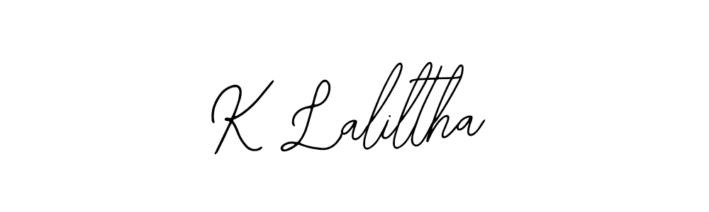 You can use this online signature creator to create a handwritten signature for the name K Laliltha. This is the best online autograph maker. K Laliltha signature style 12 images and pictures png