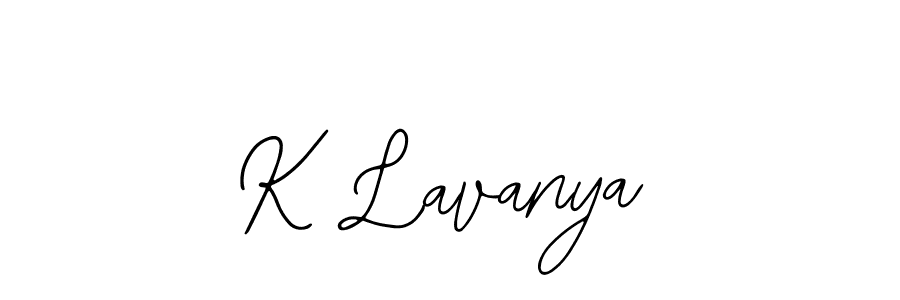 K Lavanya stylish signature style. Best Handwritten Sign (Bearetta-2O07w) for my name. Handwritten Signature Collection Ideas for my name K Lavanya. K Lavanya signature style 12 images and pictures png