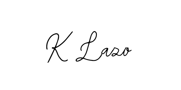 Create a beautiful signature design for name K Lazo. With this signature (Bearetta-2O07w) fonts, you can make a handwritten signature for free. K Lazo signature style 12 images and pictures png