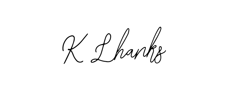 Also You can easily find your signature by using the search form. We will create K Lhanks name handwritten signature images for you free of cost using Bearetta-2O07w sign style. K Lhanks signature style 12 images and pictures png