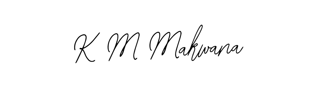 K M Makwana stylish signature style. Best Handwritten Sign (Bearetta-2O07w) for my name. Handwritten Signature Collection Ideas for my name K M Makwana. K M Makwana signature style 12 images and pictures png