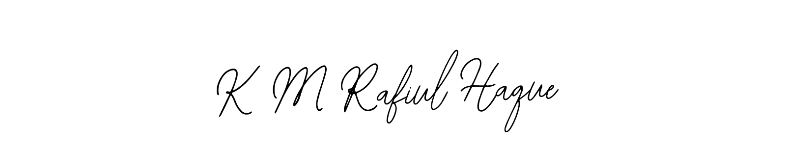 Make a short K M Rafiul Haque signature style. Manage your documents anywhere anytime using Bearetta-2O07w. Create and add eSignatures, submit forms, share and send files easily. K M Rafiul Haque signature style 12 images and pictures png