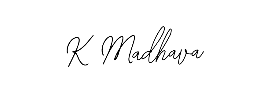 K Madhava stylish signature style. Best Handwritten Sign (Bearetta-2O07w) for my name. Handwritten Signature Collection Ideas for my name K Madhava. K Madhava signature style 12 images and pictures png