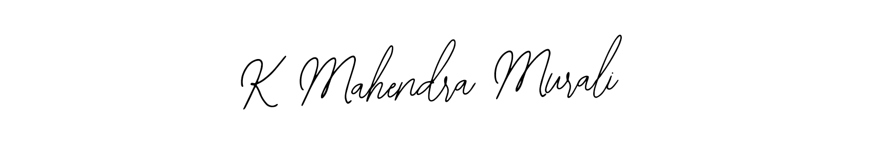 Create a beautiful signature design for name K Mahendra Murali. With this signature (Bearetta-2O07w) fonts, you can make a handwritten signature for free. K Mahendra Murali signature style 12 images and pictures png