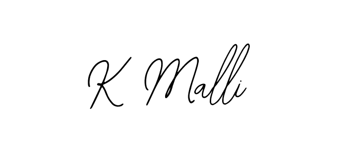 You should practise on your own different ways (Bearetta-2O07w) to write your name (K Malli) in signature. don't let someone else do it for you. K Malli signature style 12 images and pictures png