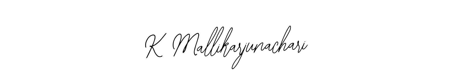 Use a signature maker to create a handwritten signature online. With this signature software, you can design (Bearetta-2O07w) your own signature for name K Mallikarjunachari. K Mallikarjunachari signature style 12 images and pictures png