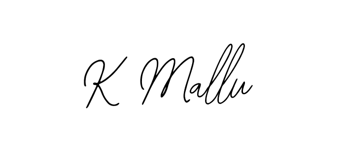 How to Draw K Mallu signature style? Bearetta-2O07w is a latest design signature styles for name K Mallu. K Mallu signature style 12 images and pictures png