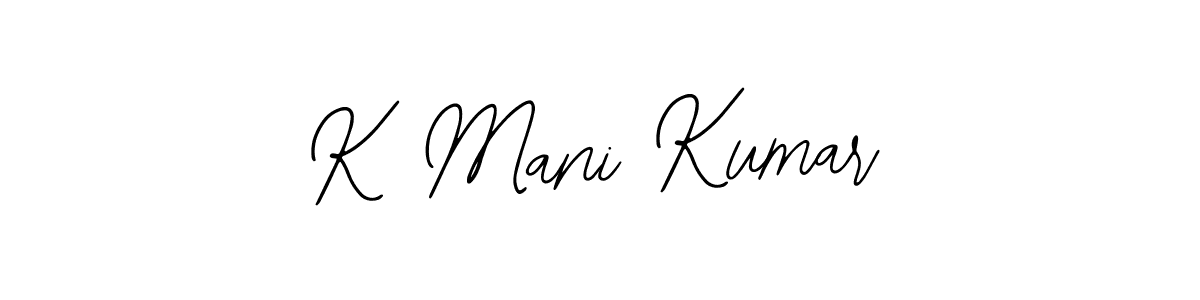 It looks lik you need a new signature style for name K Mani Kumar. Design unique handwritten (Bearetta-2O07w) signature with our free signature maker in just a few clicks. K Mani Kumar signature style 12 images and pictures png